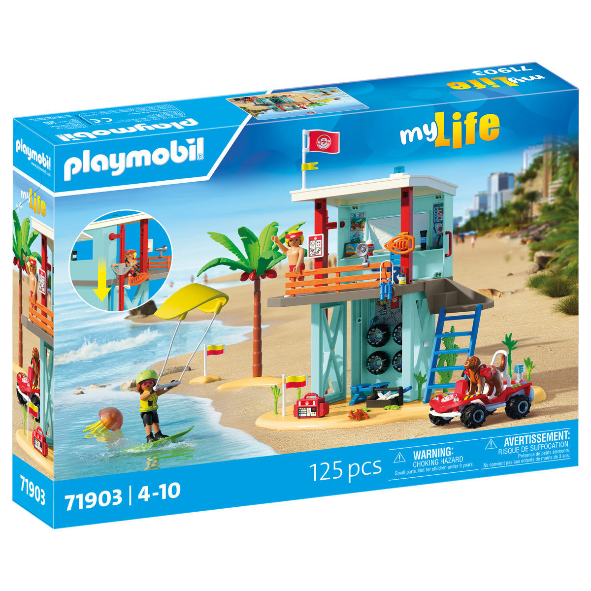 Lifeguard Tower with Beach Buggy Playset