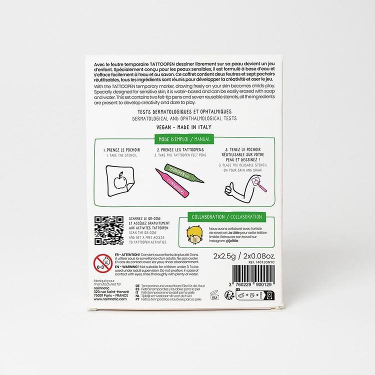 NYC Temporary Tattoo Pen Set for Kids