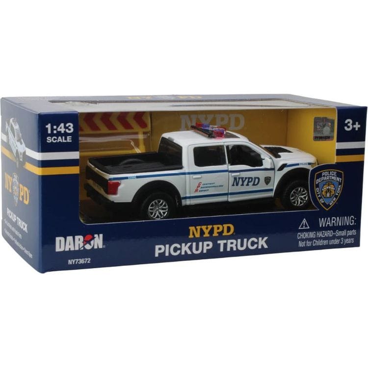 NYPD Die-Cast Metal Pick-Up Truck