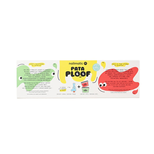 Pataploof Bloop - Bath Dough Set of 2 in Green + Red