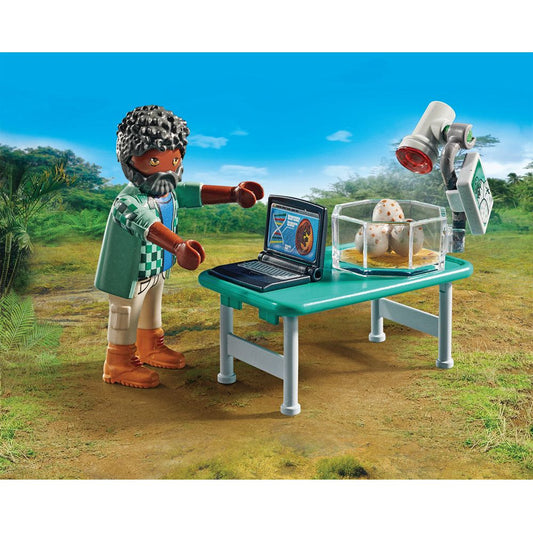Research Camp with Dinosaurs Playset