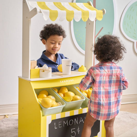 Sunny Citrus Lemonade Stand Playset with Interactive Accessories