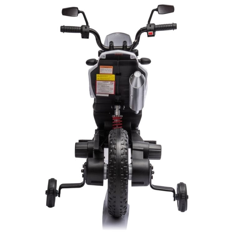 12V Aprilia Motorcycle 1 Seater Ride On for Kids - White