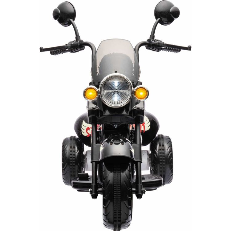 12V Kids Cruiser 1-Seater Motorcycle - Black