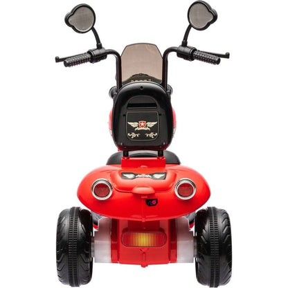 12V Kids Cruiser 1-Seater Motorcycle - Red