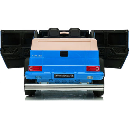 12V Mercedes Maybach G650 Landaulet 1-Seater Ride-On Car - Blue