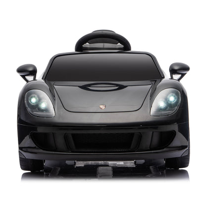 12V Porsche Carrera GT 1 Seater Ride On Car - Black