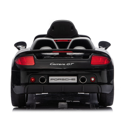 12V Porsche Carrera GT 1 Seater Ride On Car - Black