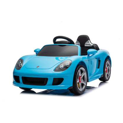 12V Porsche Carrera GT 1 Seater Ride On Car - Blue