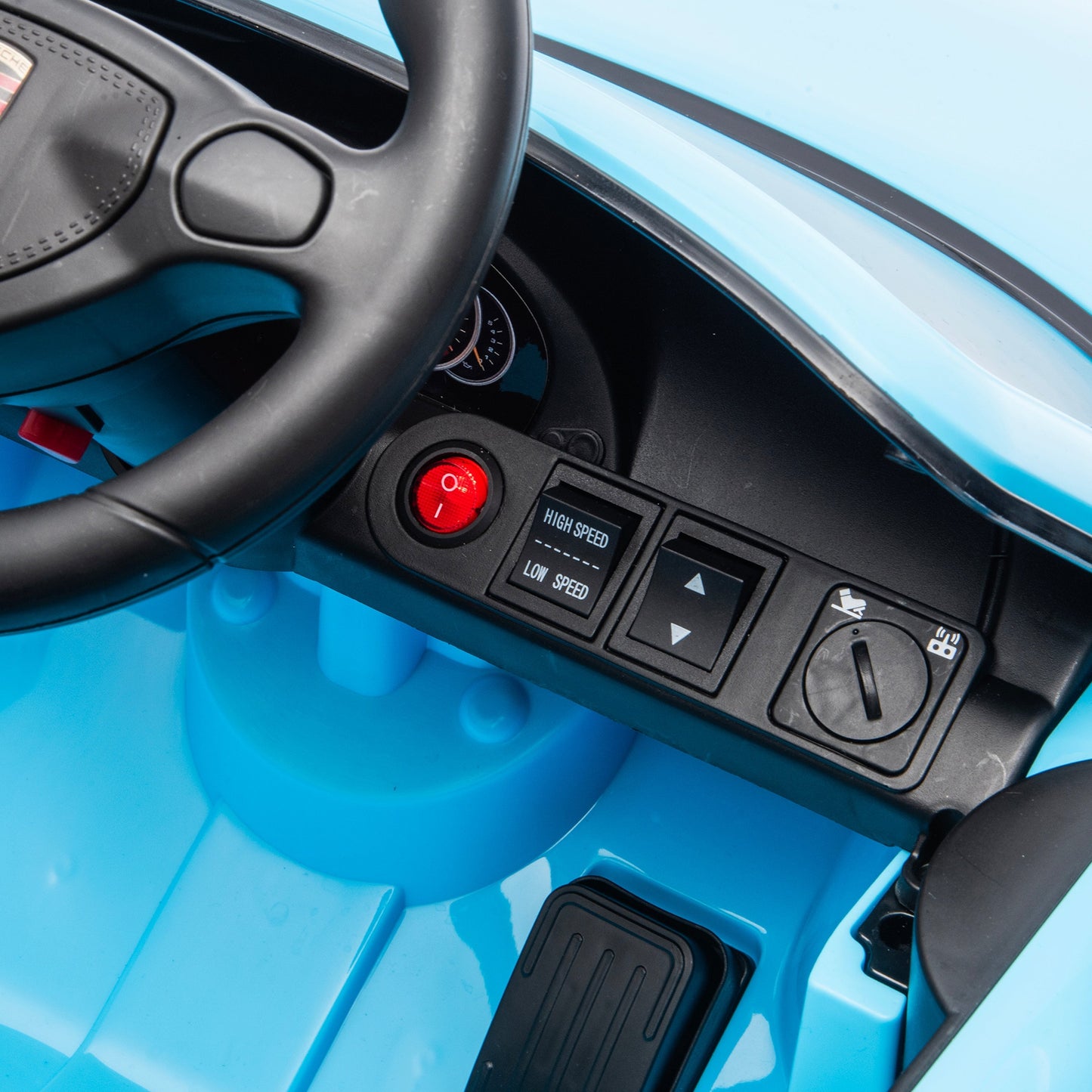 12V Porsche Carrera GT 1 Seater Ride On Car - Blue