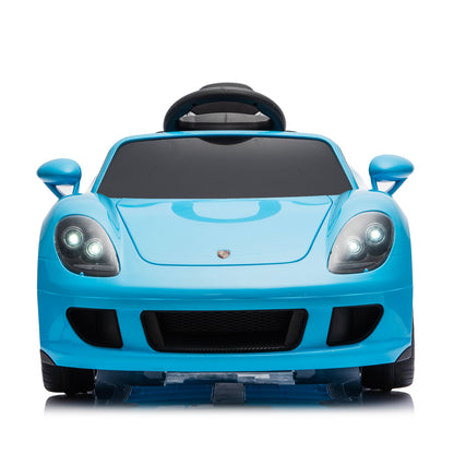 12V Porsche Carrera GT 1 Seater Ride On Car - Blue