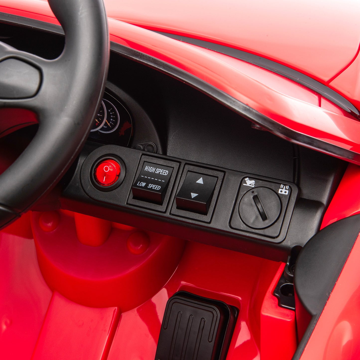 12V Porsche Carrera GT 1 Seater Ride On Car - Red