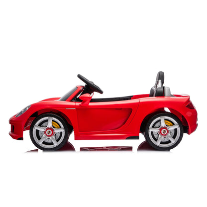 12V Porsche Carrera GT 1 Seater Ride On Car - Red