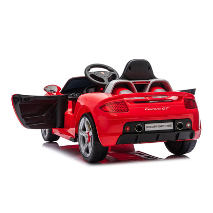 12V Porsche Carrera GT 1 Seater Ride On Car - Red