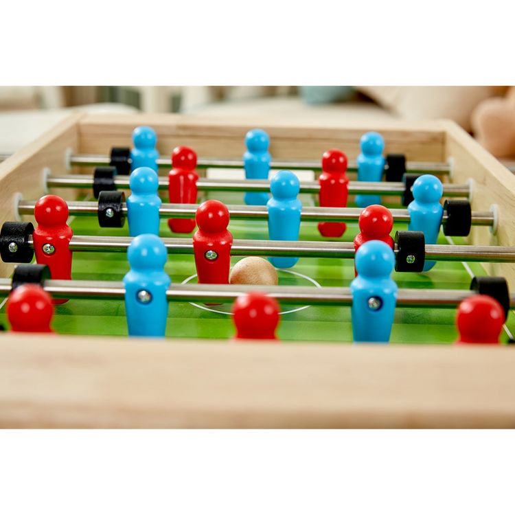 2 in 1 Tabletop Game: Foosball & Hockey