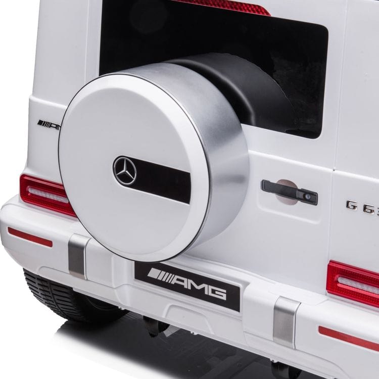 24V 4x4 Mercedes Benz G63 AMG 2 Seater Ride On Car - White