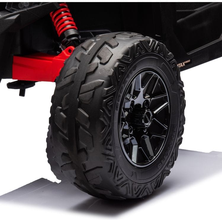 24V Can Am Maverick 1-Seater UTV Ride On - Khaki