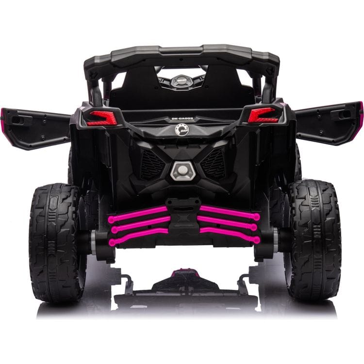 24V Can Am Maverick 1-Seater UTV Ride On - Pink