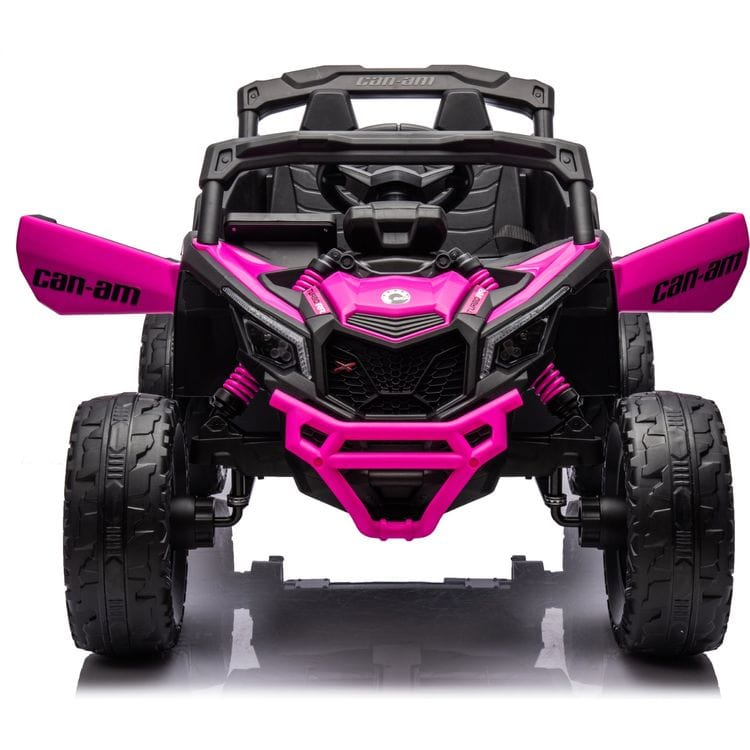 24V Can Am Maverick 1-Seater UTV Ride On - Pink