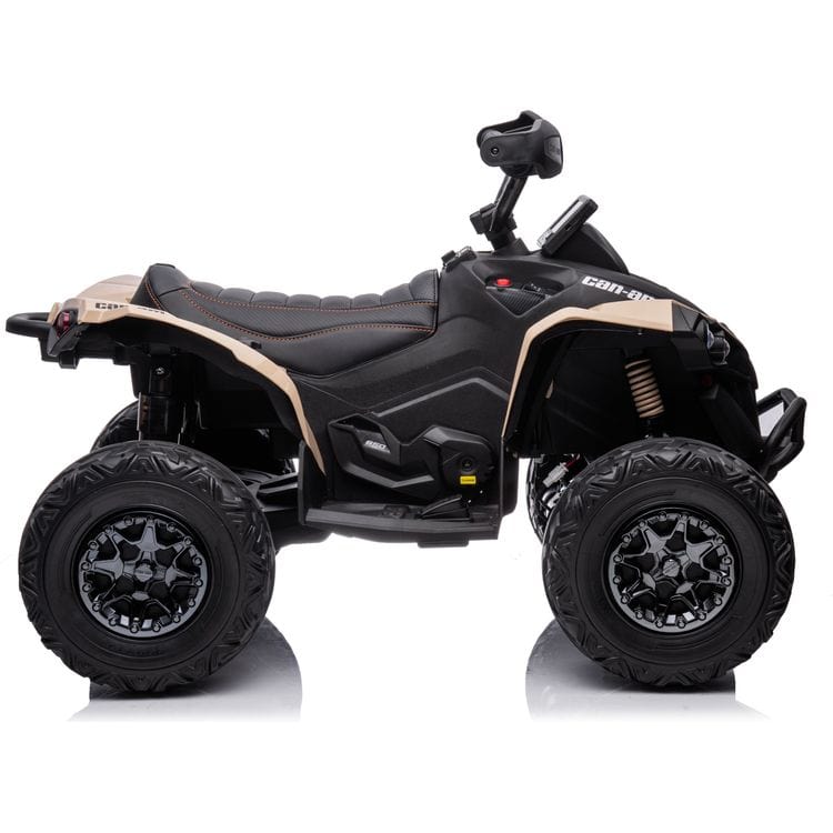 24V Can Am Renegade 1-Seater ATV Ride On - Khaki