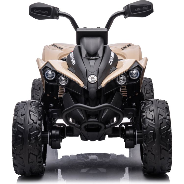 24V Can Am Renegade 1-Seater ATV Ride On - Khaki