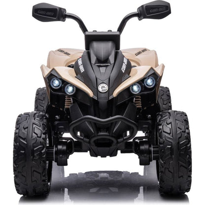 24V Can Am Renegade 1-Seater ATV Ride On - Khaki