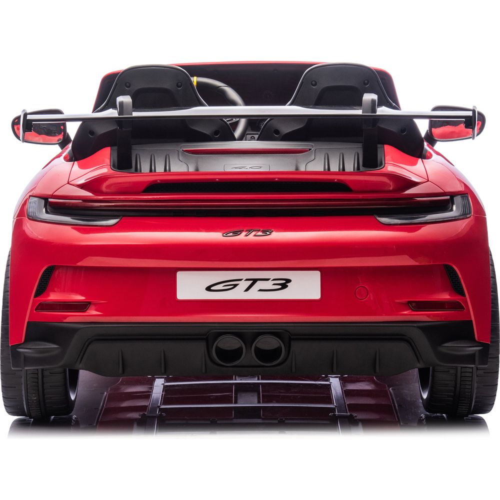 24V Porsche 911 GT3 2-Seater Kids Ride-On Car with Remote Control - Red