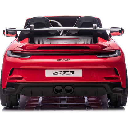 24V Porsche 911 GT3 2-Seater Kids Ride-On Car with Remote Control - Red