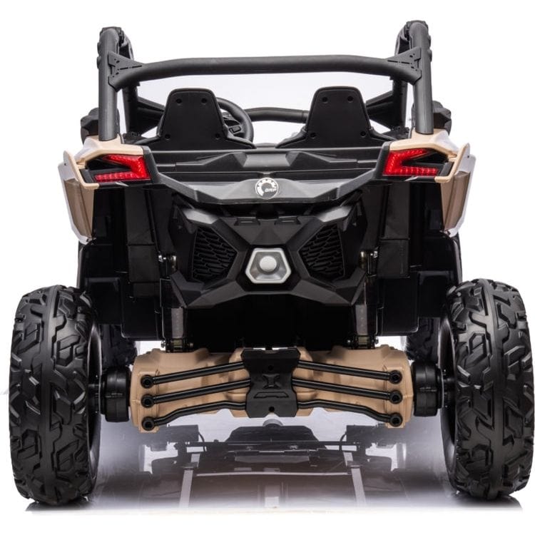 2x24V 4x4 Can Am Maverick 2 Seater Ride on UTV - Khaki