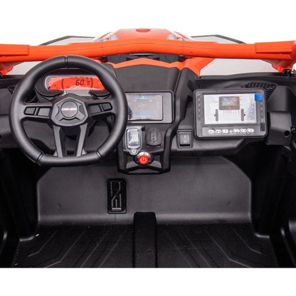 2x24V 4x4 Can Am Maverick 2 Seater Ride on UTV - Orange