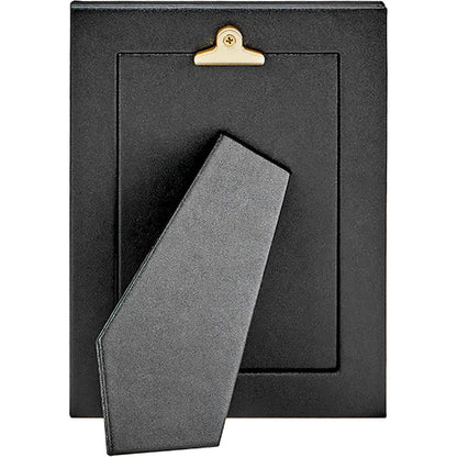 4" x 6" Leather Studio Frame - White
