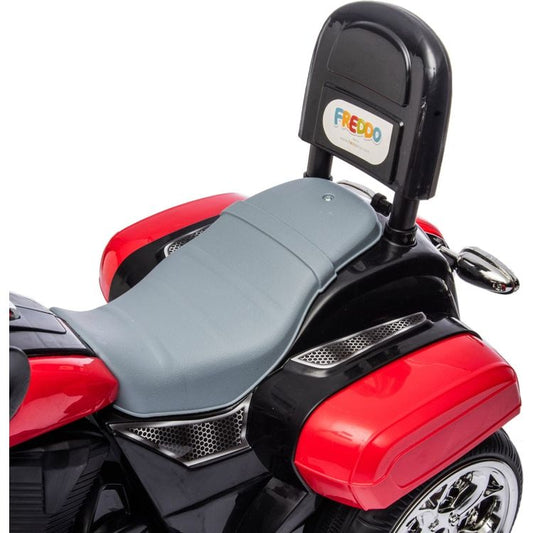 6V Freddo Toys Chopper Style Ride on Trike - Red