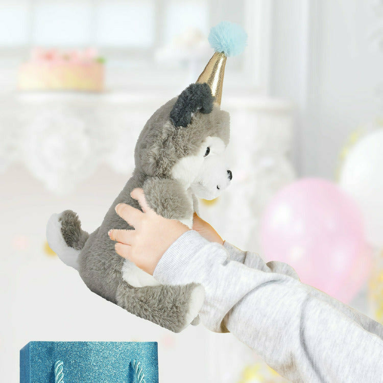 8" Plush Party Husky in a Bag