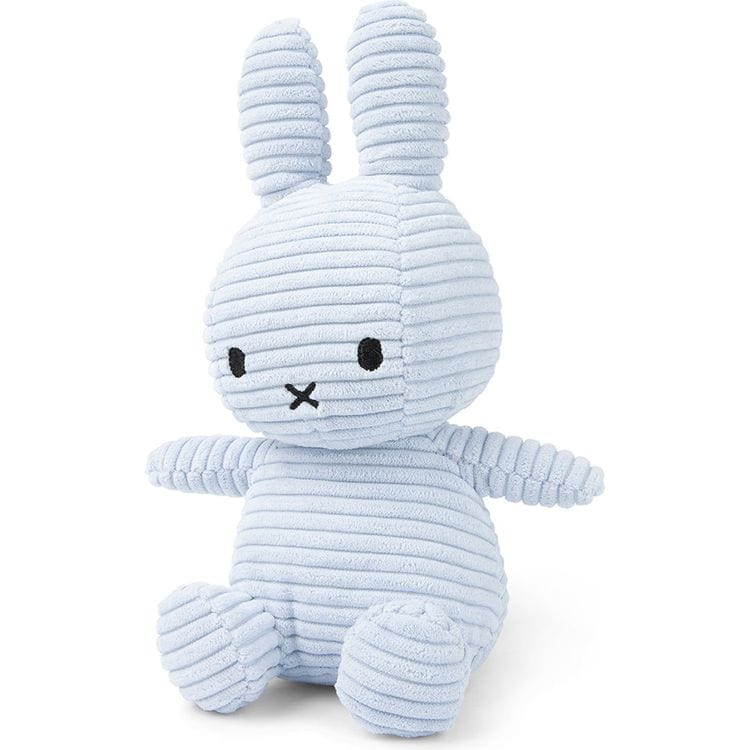 9" Miffy ECO Corduroy Plush - Ice Blue