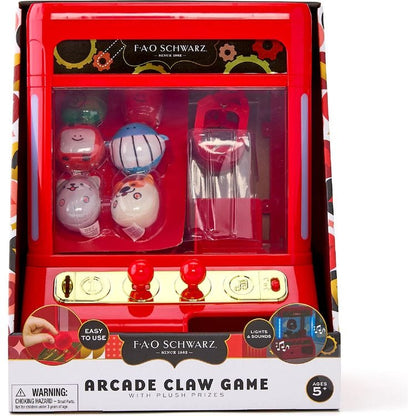 Arcade Claw Game with Plush Prizes