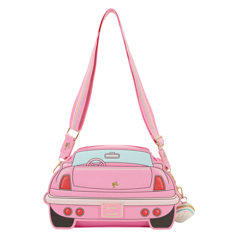 Barbie Corvette Car Light-Up Crossbody Bag with Coin Bag