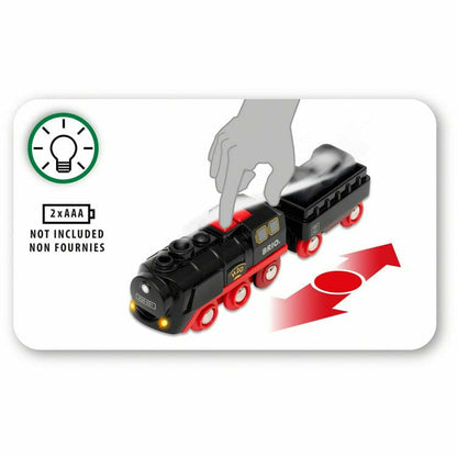 Battery-Operated Steaming Train