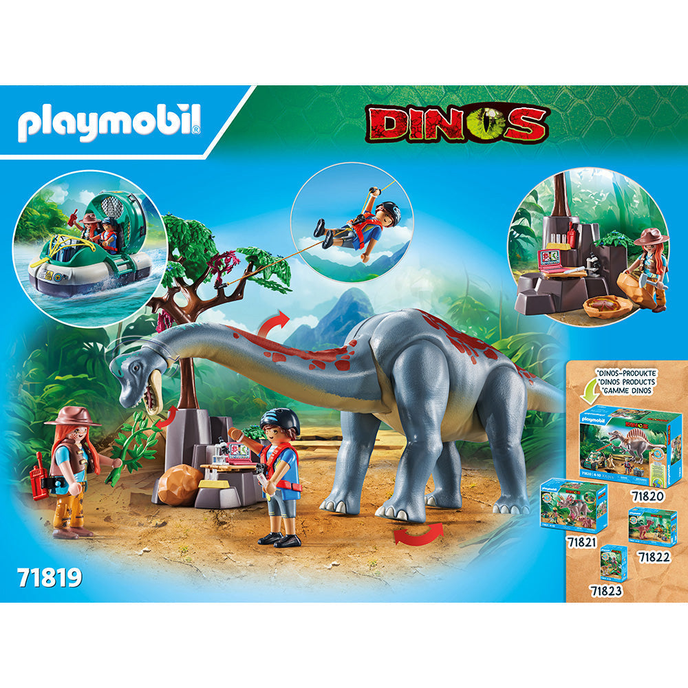Brachiosaurus with Hovercraft Playset
