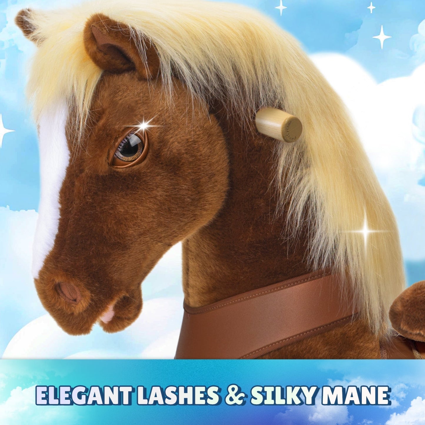 Brown Horse Model Y Ride on Toy - 4-7 Years