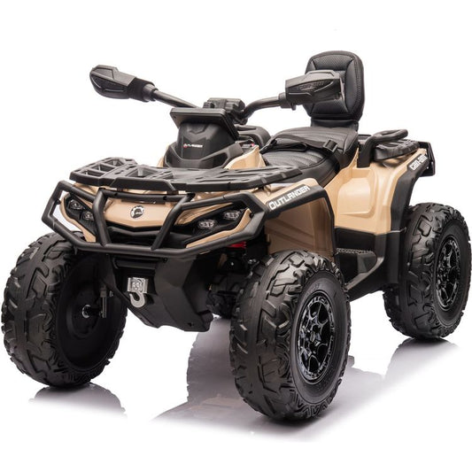 Can Am Outlander 24V 4x4 2-Seater Ride on Car - Khaki
