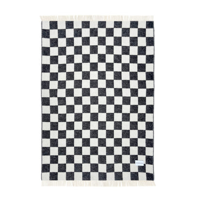 Checkerboard Blanket - Black/White