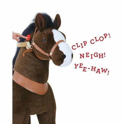 Chocolate Brown Model U Ride-On Horse - 4-7 Years