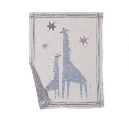 CozyChic Giraffe Stroller Blanket - Raindrop Multi