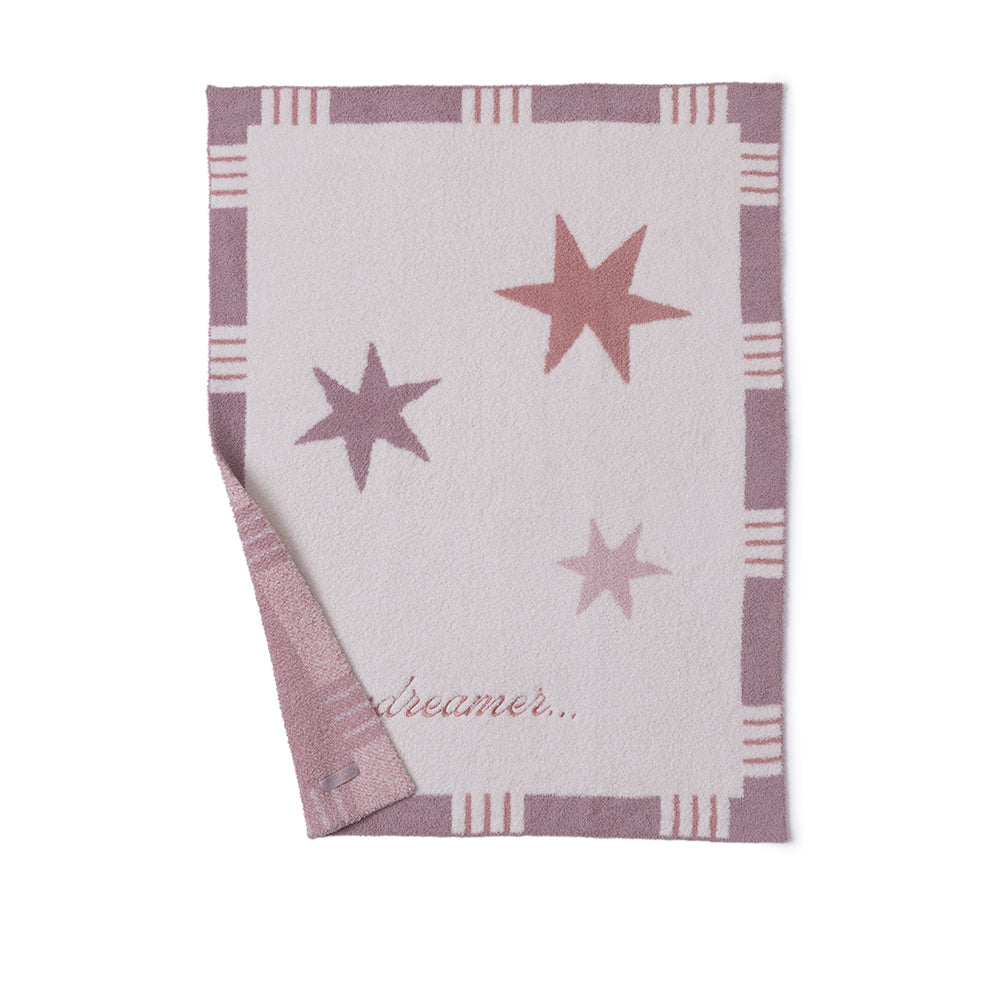 CozyChic Starry Daydreamer Stroller Blanket - Teaberry Multi