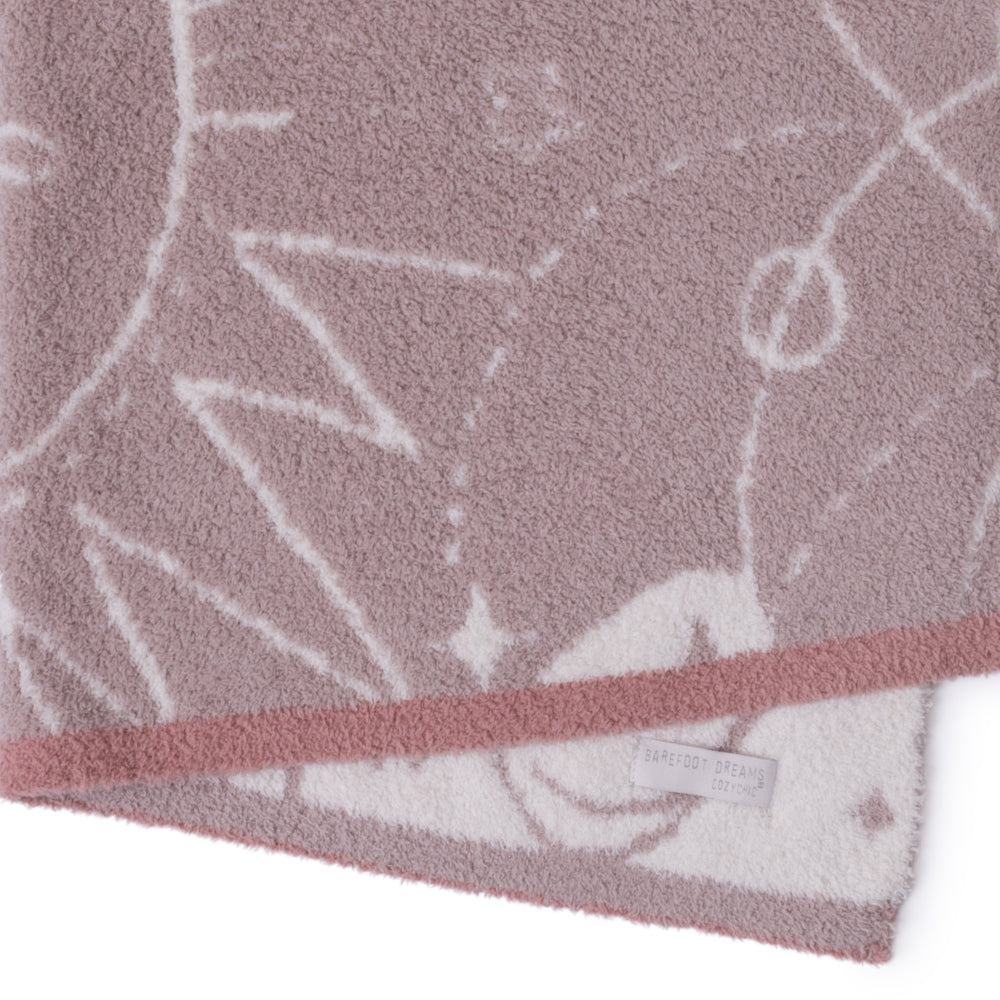 CozyChic Stellar Stroller Blanket - Dusty Mauve Multi