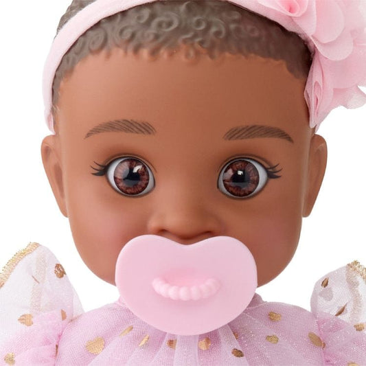 Cuddle Baby Doll 14-Inches - Dark Brown Hair
