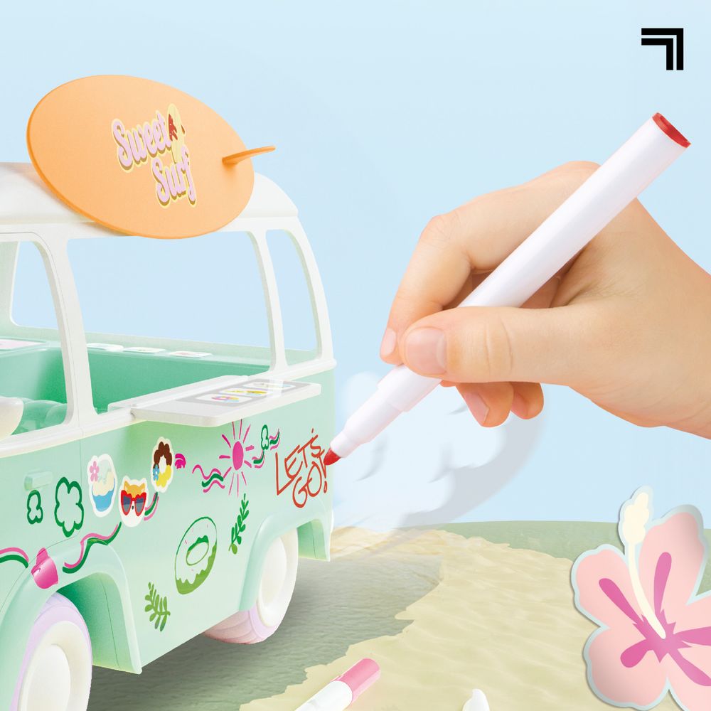 Doodle Sweets Shop Customizable RC Van