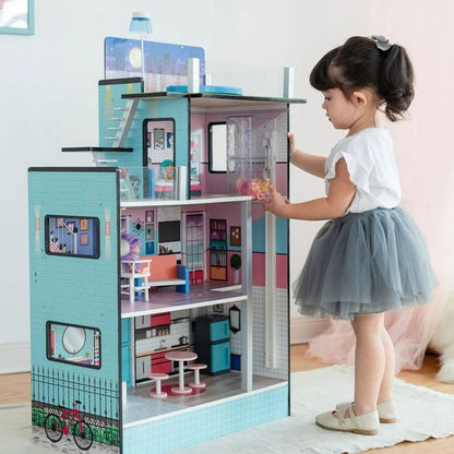 Dreamland Barcelona Dollhouse - Turquoise/Black