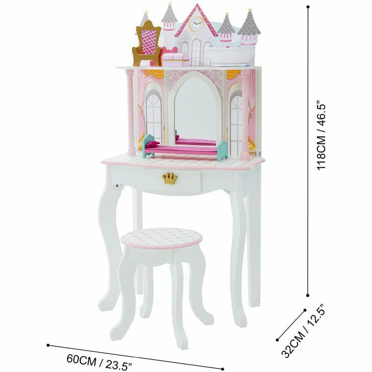 Dreamland Castle Play Vanity Set - White / Pink