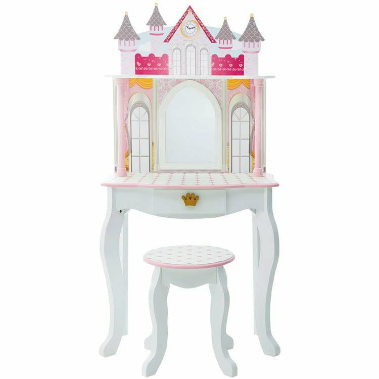 Dreamland Castle Play Vanity Set - White / Pink